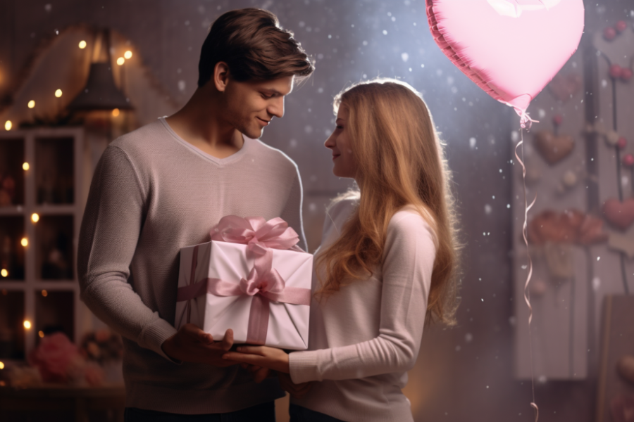 prezent na walentynki