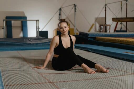 Zabawa w parku trampolin